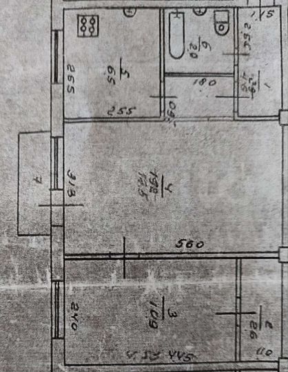 2-к. квартира, 45 м², 5/5 эт.