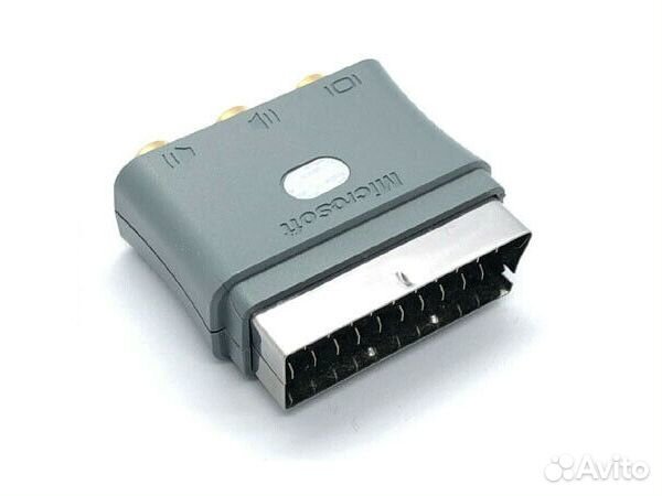 Переходник scart-3RCA для Xbox 360 оригинал новый