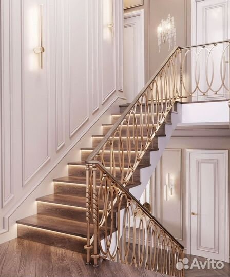 Ступени для лестниц и другие комплектующие К