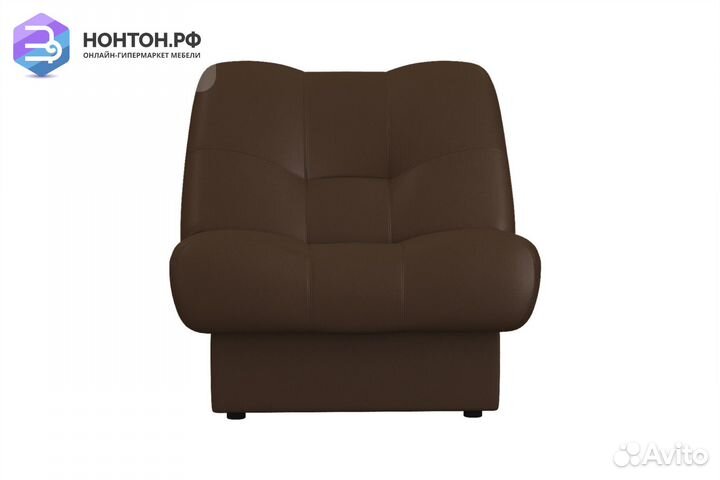 Кресло книжка Вега-18 коричневое