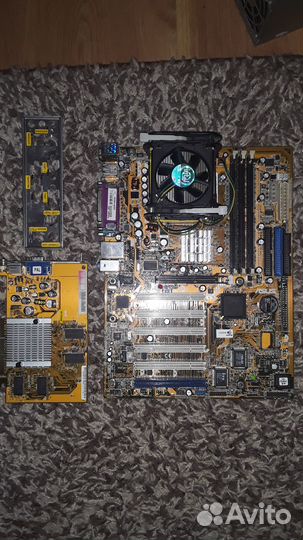 Материнская плата в сборе, soket 478