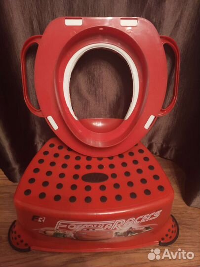 Сидушка на унитаз со ступенькой