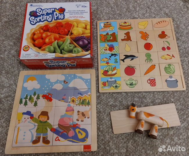 Развивающие игры на 3-6лет Gogo,Djeco,Melissa&Doug