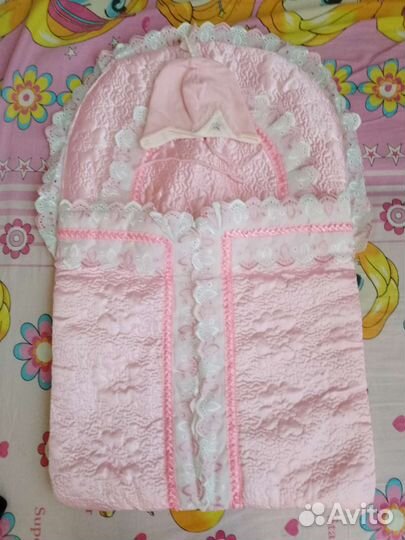 Конверт на выписку летний для девочки