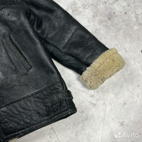 Дубленка пилот Type B3 винтаж кожа y2k