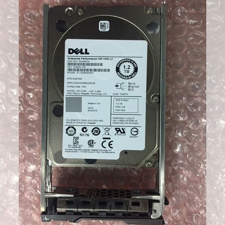 [0RMCP3] Жесткий Диск Dell 1.2tb 10k Sas 2.5" Sas 0rmcp3