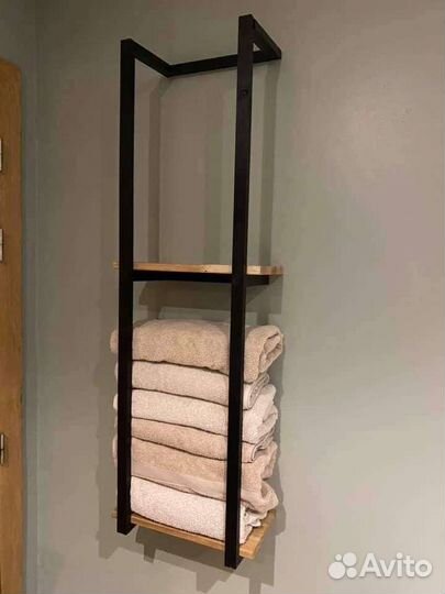 Полка для полотенец в ванную