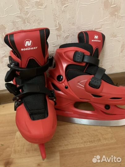 Коньки раздвижные для девочки