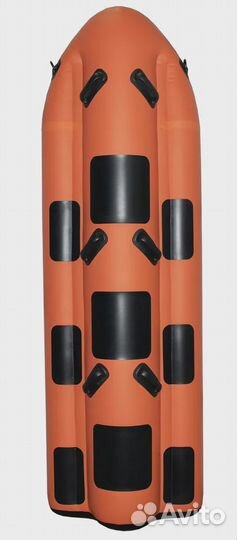 Санки надувные Rocked Sled 3 местные цв.оранжевый