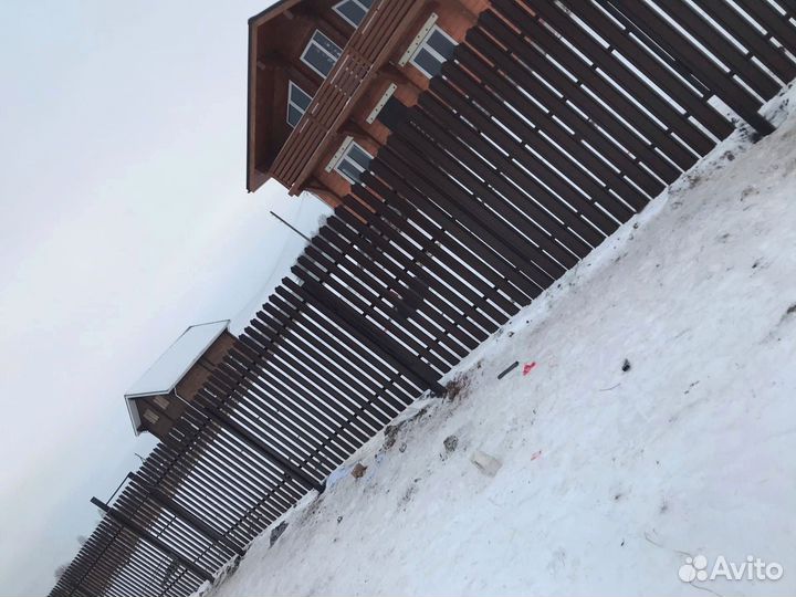 Забор под ключ из евроштакетника