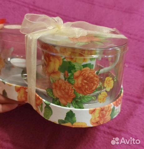 Набор чайный: чашка, блюдце, ложка. Фарфор