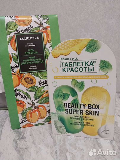 Маска для лица, скраб, гель для душа