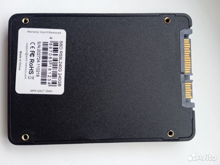 Высокоскоростной диск SSD 240gb