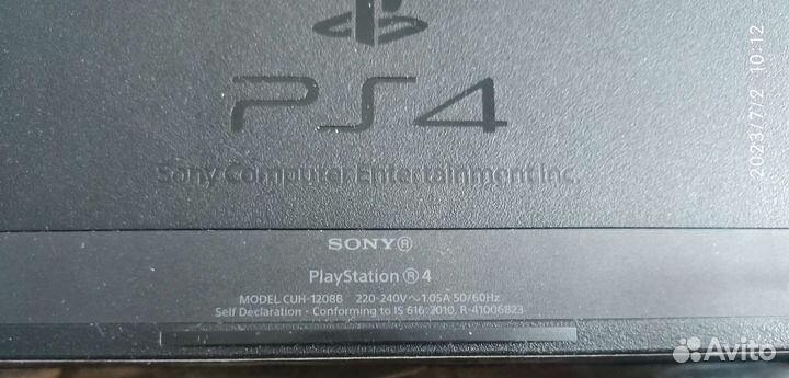 Playstation 4 1Tb черная матовая CUH-1208b по 5.05