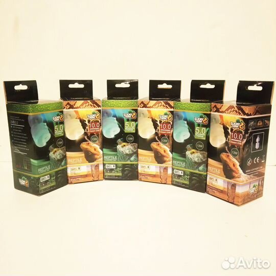 Ультрафиолетовая лампа уф 5.0 и 10.0 для рептилий