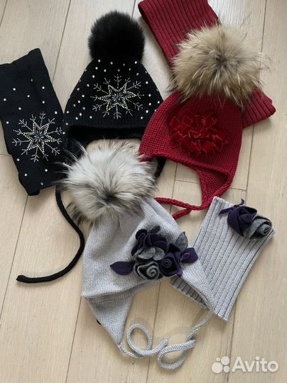 Шапки детские для девочек