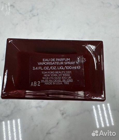 Оригинальные Tom ford lost cherry 100 ml