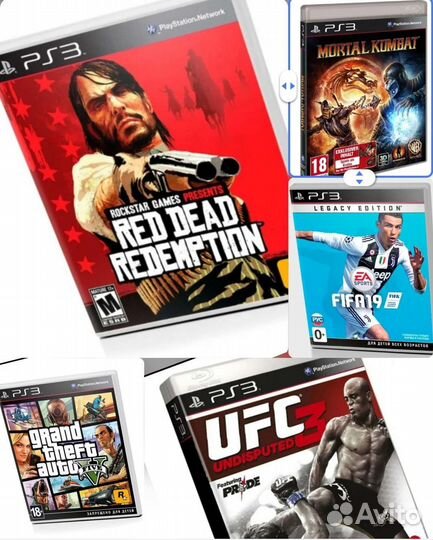 Sony PS3 + 75 игр 2 геймпада