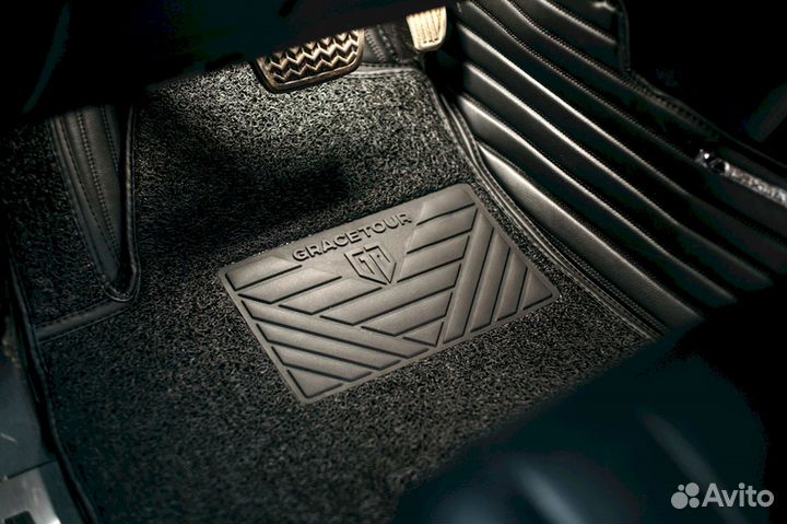 3D коврики из экокожи Lexus