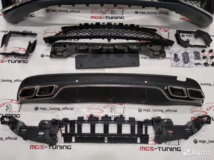 Обвес Mercedes C-class w205 стиль C63 AMG полный