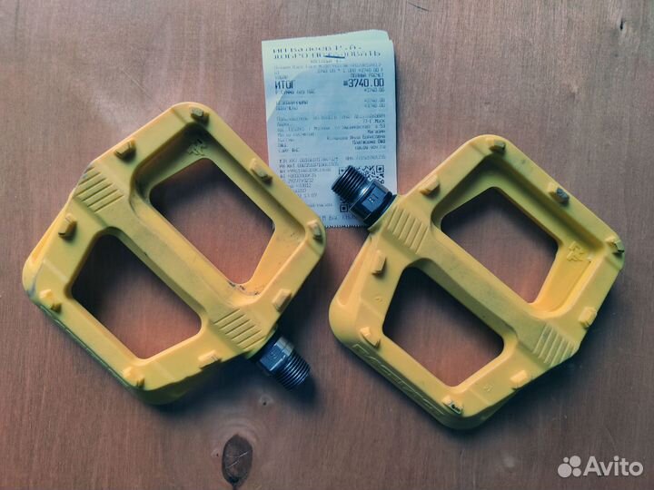 Педали RaceFace Ride yellow б\у