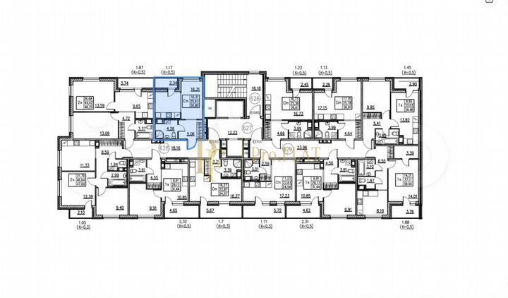 Квартира-студия, 26,8 м², 10/12 эт.