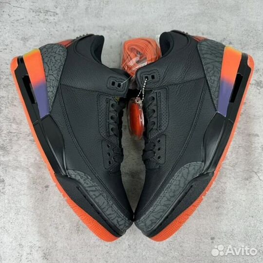 Jordan 3 balvin black