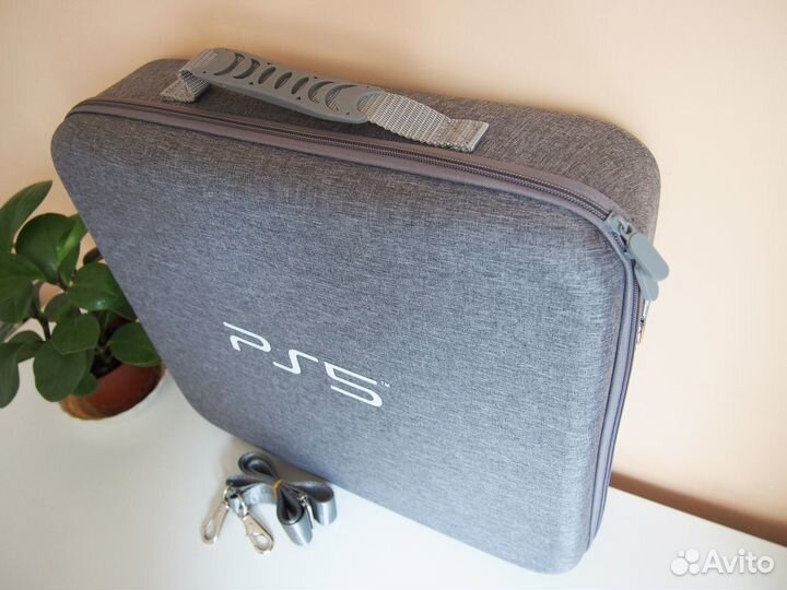 Сумка Кейс PS5 Playstation 5 Серая