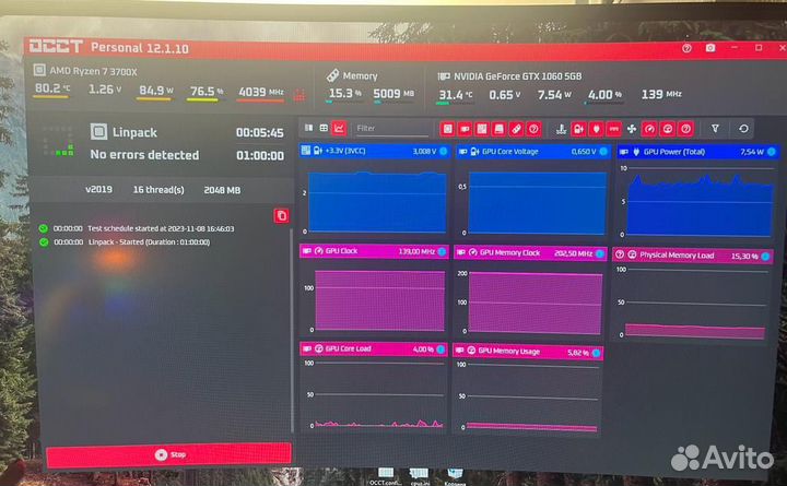 Ryzen 7 3700x + a520m+ 32gb ddr4 + cooler