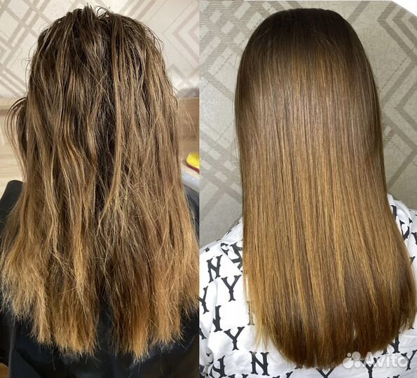Кератиновое выпрямление волос ботокс