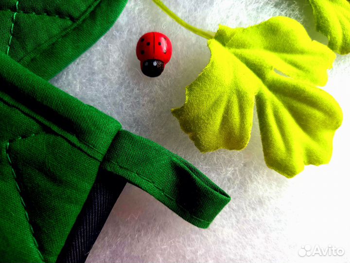 Набор прихваток для кухни с клубничками