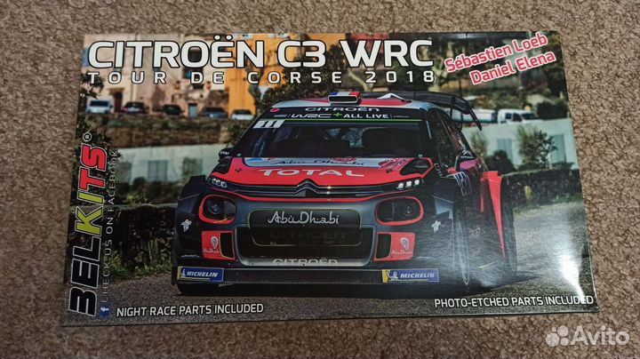 1/24 Belkits Citroen C3 WRC 2018