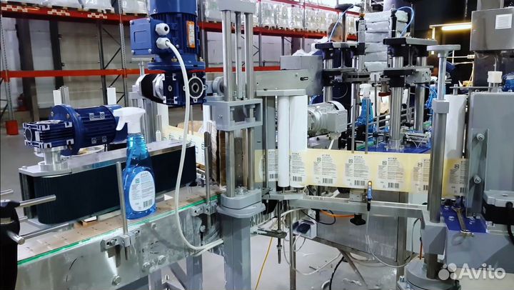 Линия розлива бытовой Химии в Пэт