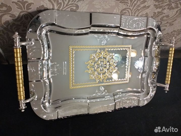 Поднос металлический KiserHoff 2 штуки
