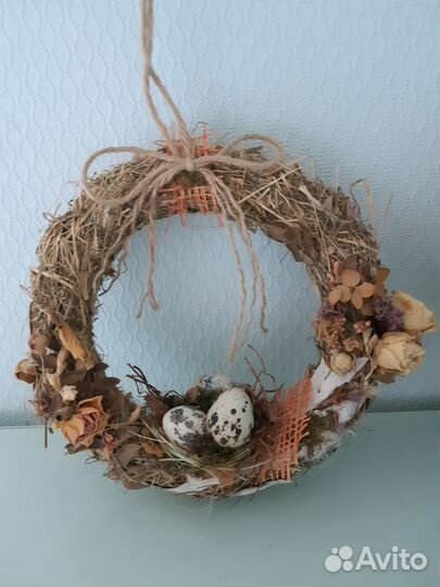 Декор, рождественские и пасхальные веночки