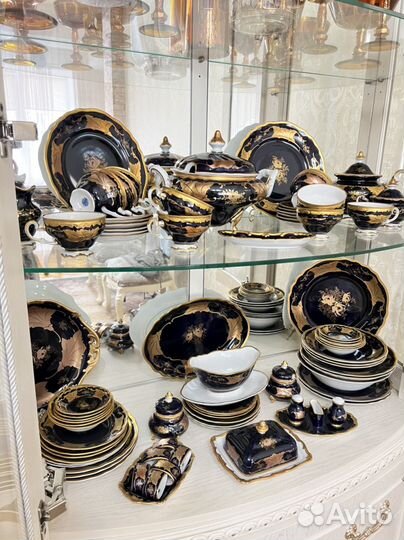 Столово чайный сервиз кленовый лист