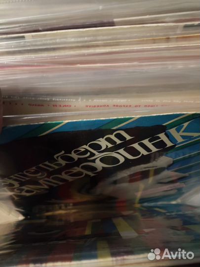 Коробка с виниловыми пластинками (100+) 20.07