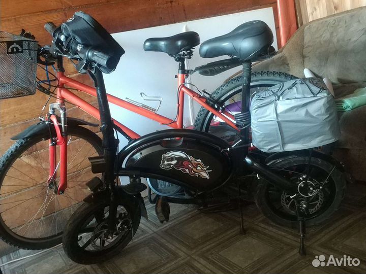 Kugoo V1 два акума, обмен на тел, горный вел