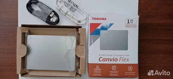 1 тб Внешний HDD Toshiba Canvio Flex