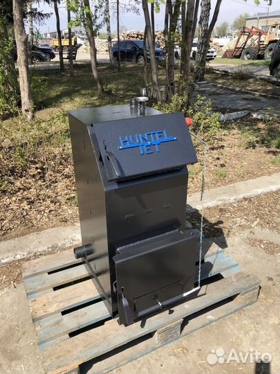 Твердотопливный котёл с увеличенной топкой