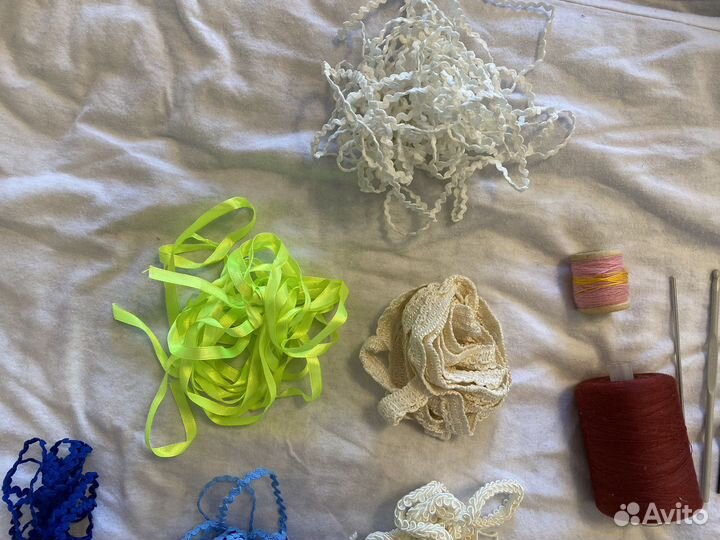 Пряжа для вязания нитки рукоделие тесьма шитьё