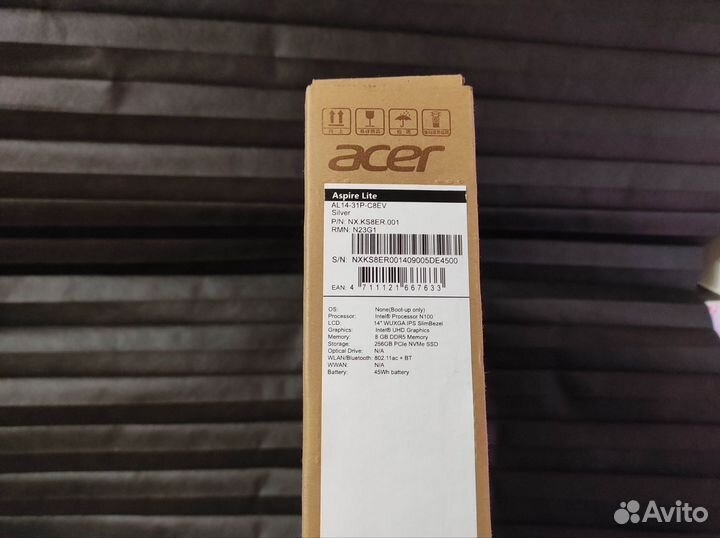 Ноутбук Acer Aspire Lite 14 AL14-31P-C8EV