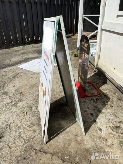 Штендер меловой металл