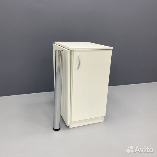 Стол для маникюра белый складной