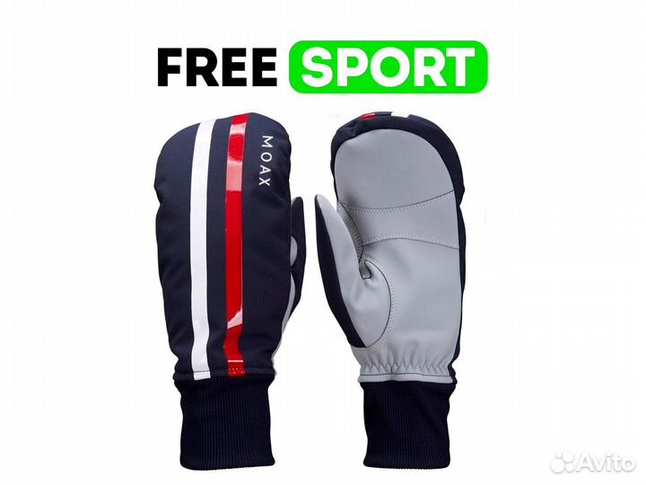 Варежки Moax Blizzard темно-синий