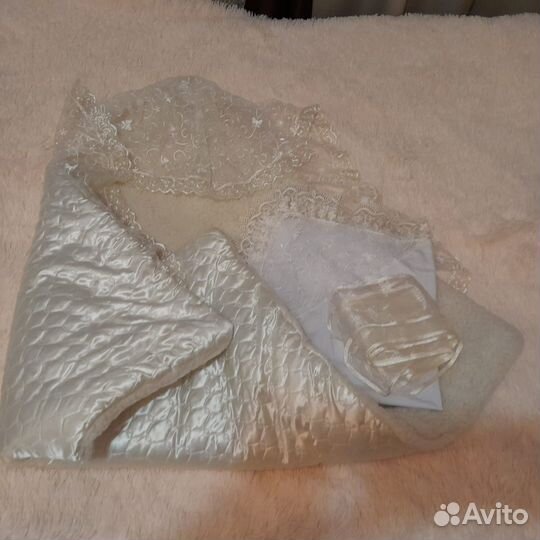 Одеяло на выписку для новорожденного зима