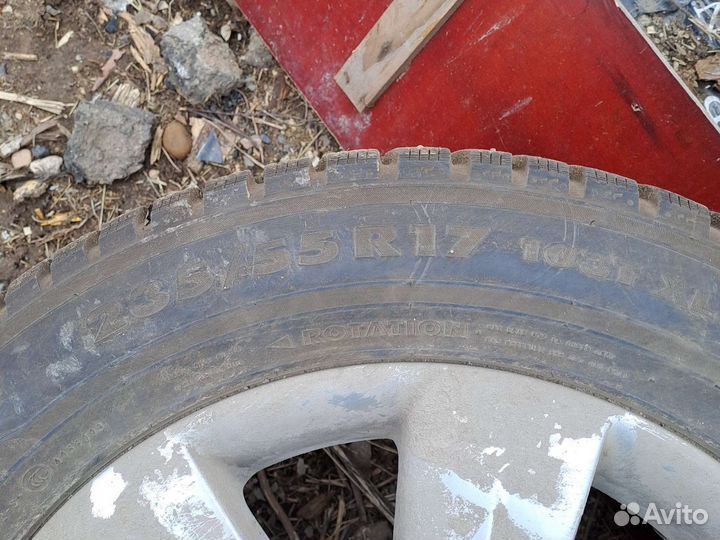 Колеса зимние Nokian Hakkapeliitta7 17 диски Ауди