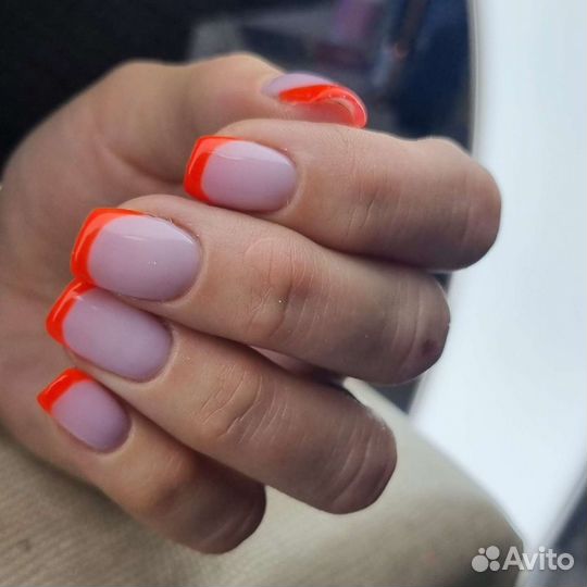 Наращивание ногтей, покрытие шеллак, педикюр