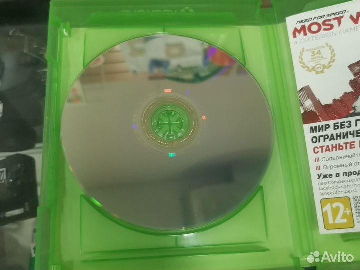 Диск Need for speed rivals Xbox One