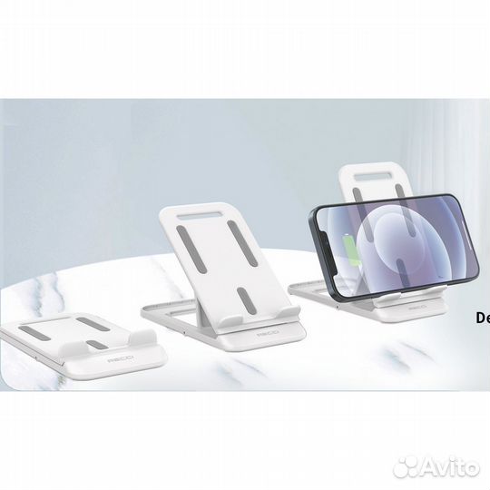 Подставка для телефона recci RHO-M09 White
